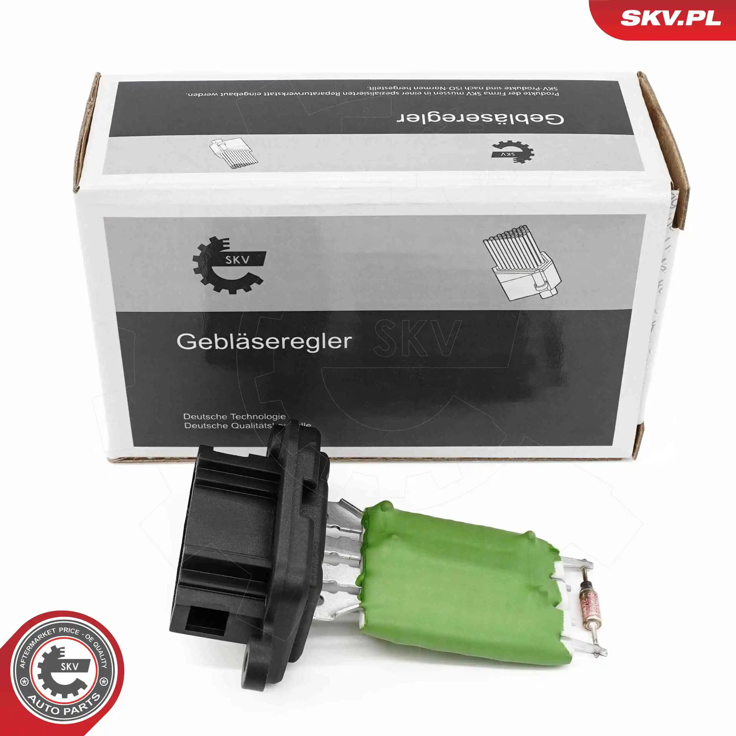 Resistor, interior blower